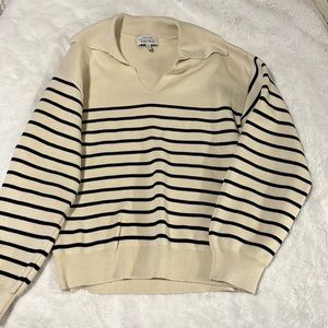 & Other Stories Relaxed Collared Sweater